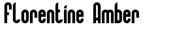 Florentine Amber font preview